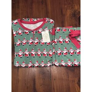 The Beaufort Bonnet Company Womens Wimberly Wine Down Holiday Pajama Set Medium